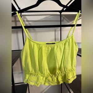 Forever 21 Neon Yellow tank top
